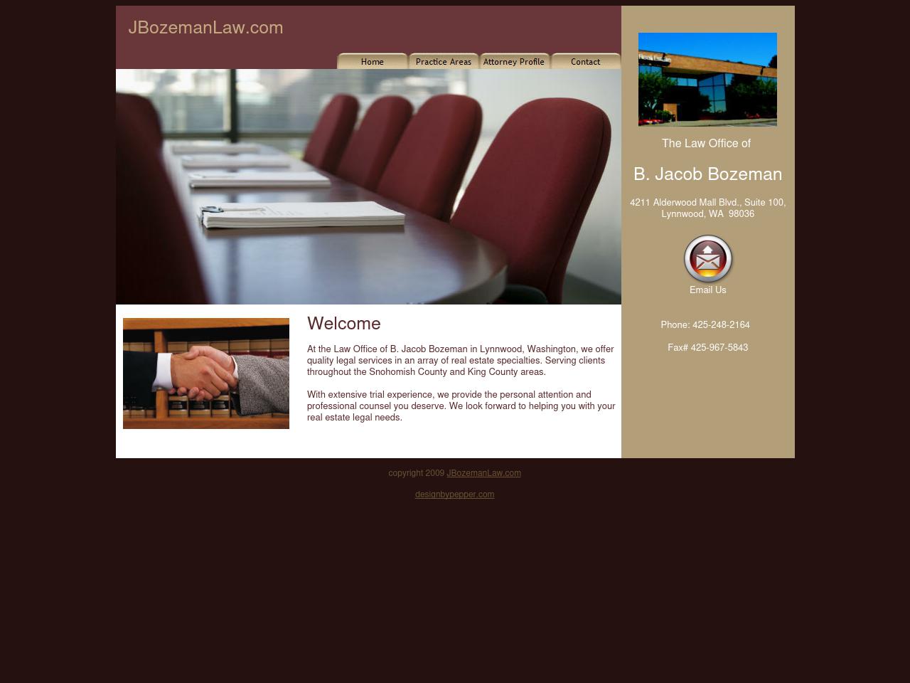 The Law Office of B. Jacob Bozeman - Lynnwood WA Lawyers