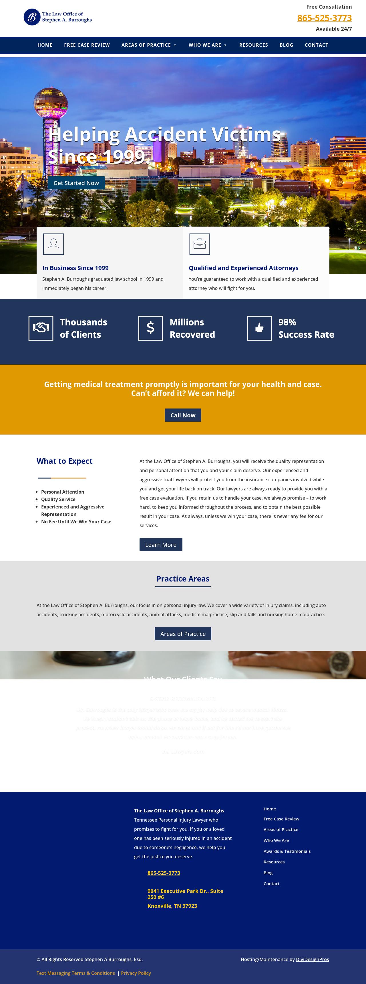 The Law Office of Burroughs & Capps - Knoxville TN Lawyers