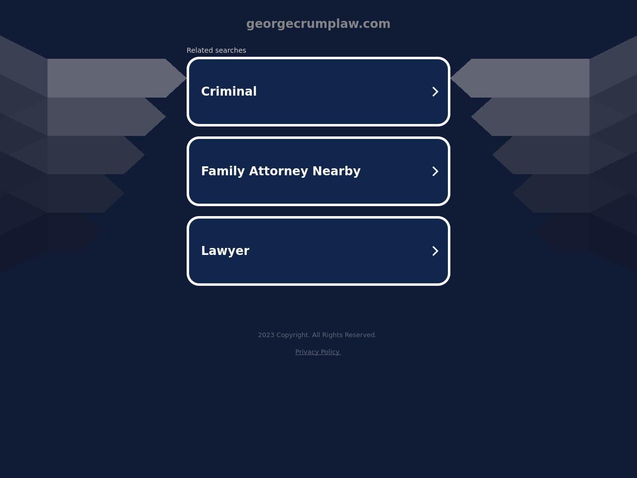 The Law Office of George E. Crump, III - Rockingham NC Lawyers