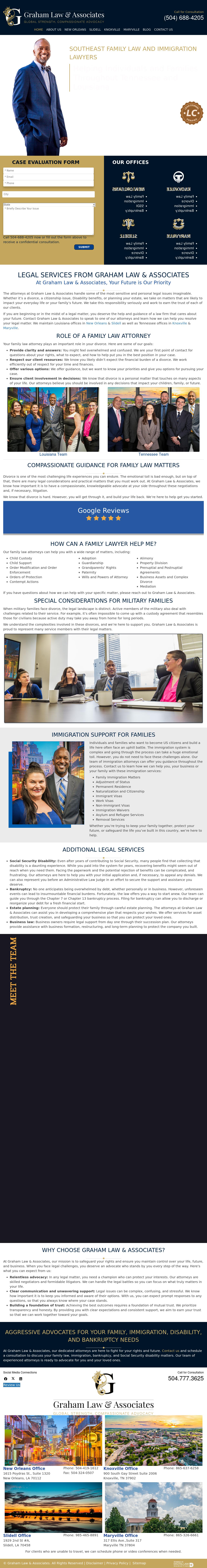 The Law Office of James A. Graham LLC - New Orleans LA Lawyers