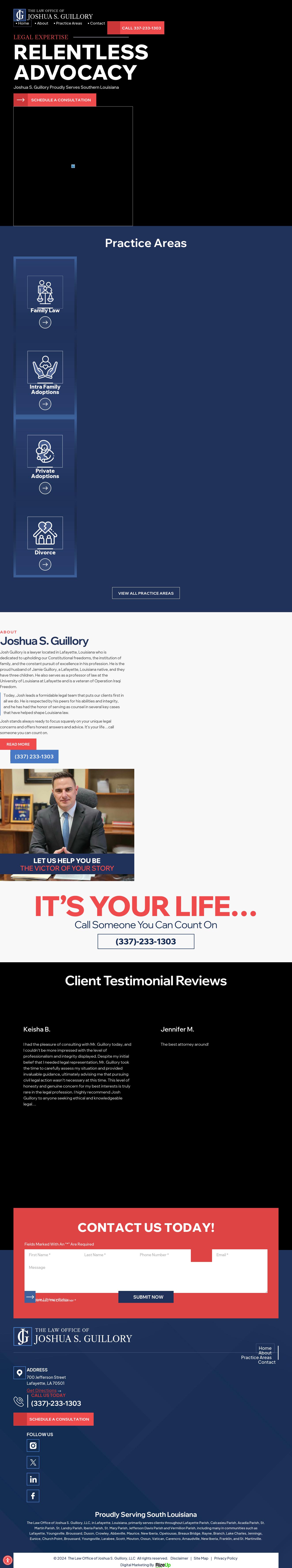 The Law Office of Joshua S. Guillory, LLC - Lafayette LA Lawyers