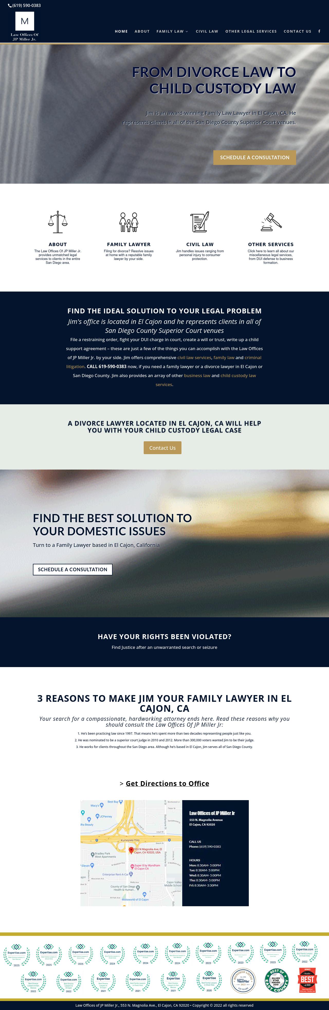 The Law Office Of Jp Miller Jr. - El Cajon CA Lawyers