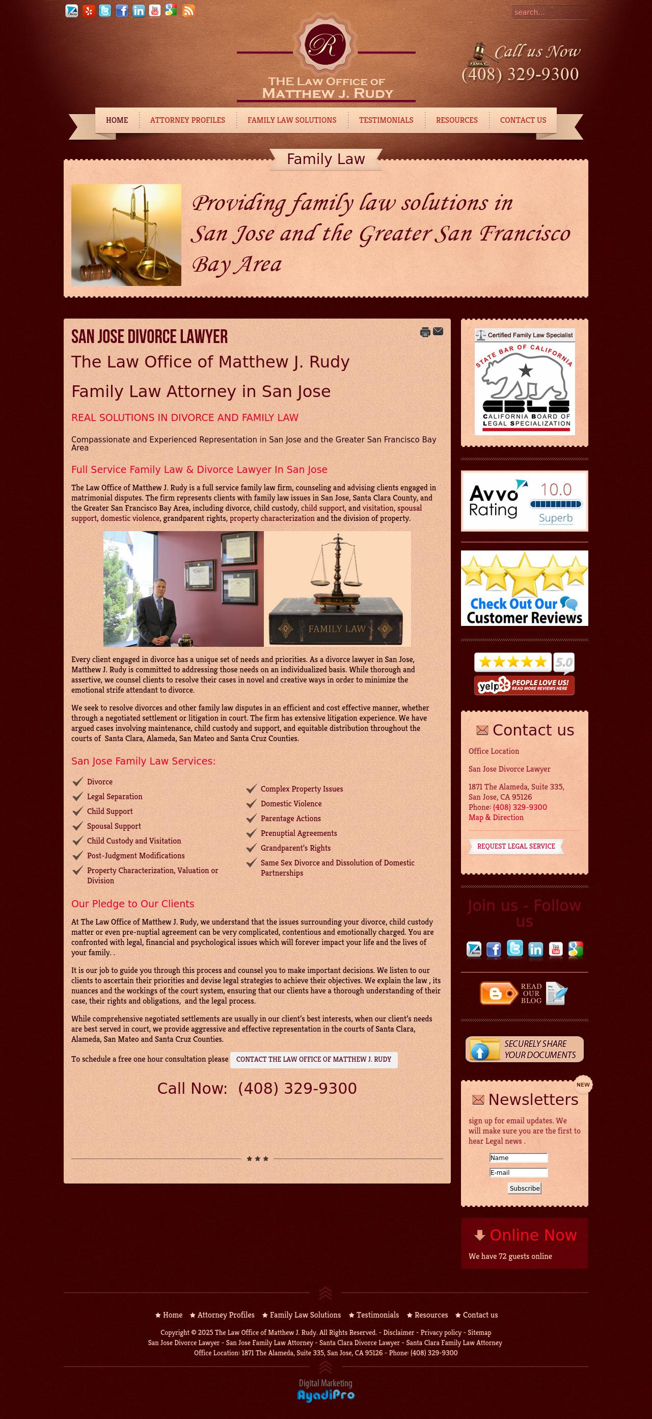 The Law Office of Matthew J. Rudy - San Jose CA Lawyers