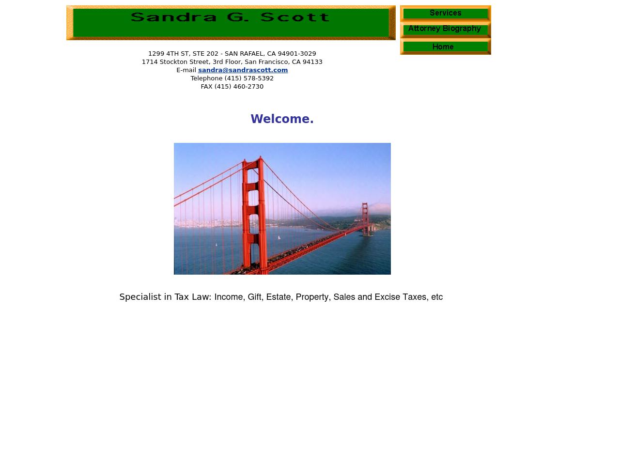 The Law Office Of Sandra Scott - San Francisco CA Lawyers