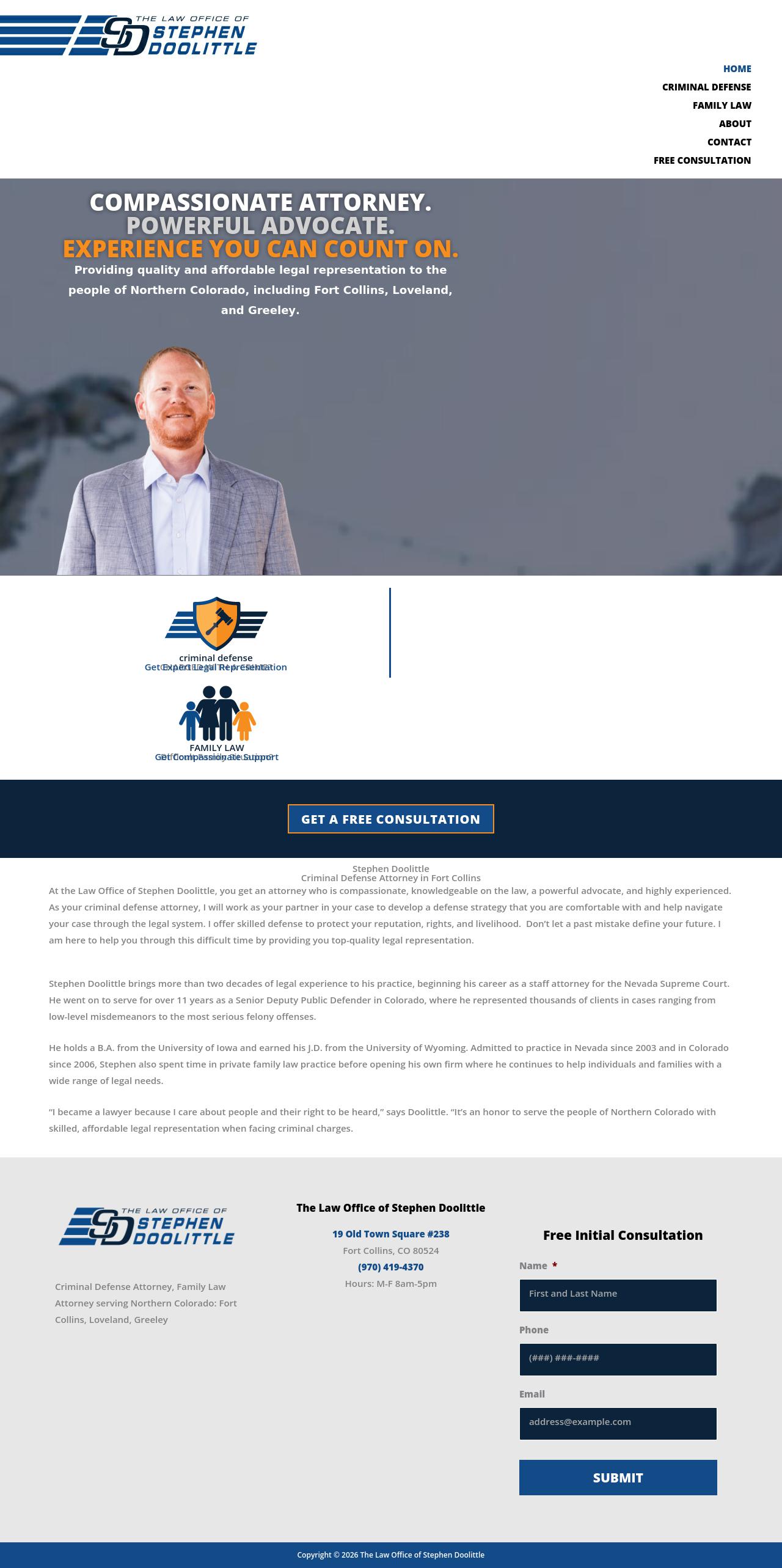 The Law Office of Stephen Doolittle - Fort Collins CO Lawyers