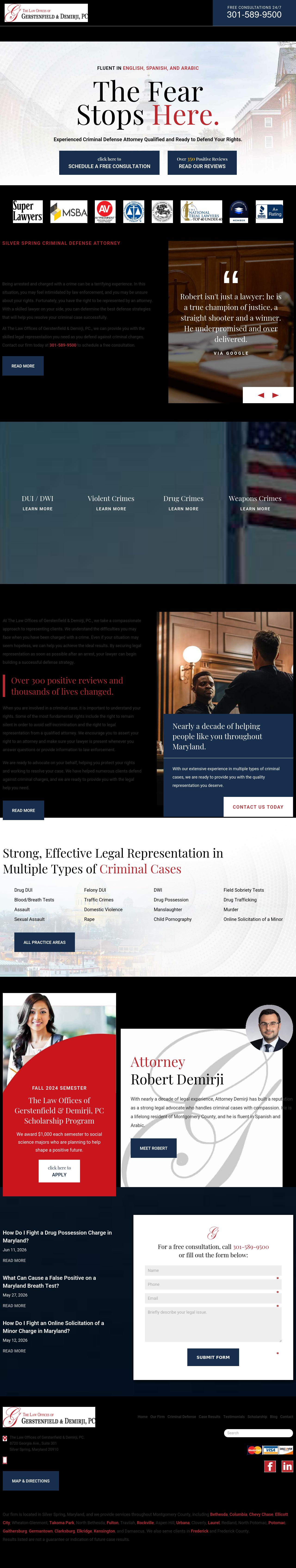 The Law Offices of Gerstenfield & Demirji, PC. - Silver Spring MD Lawyers