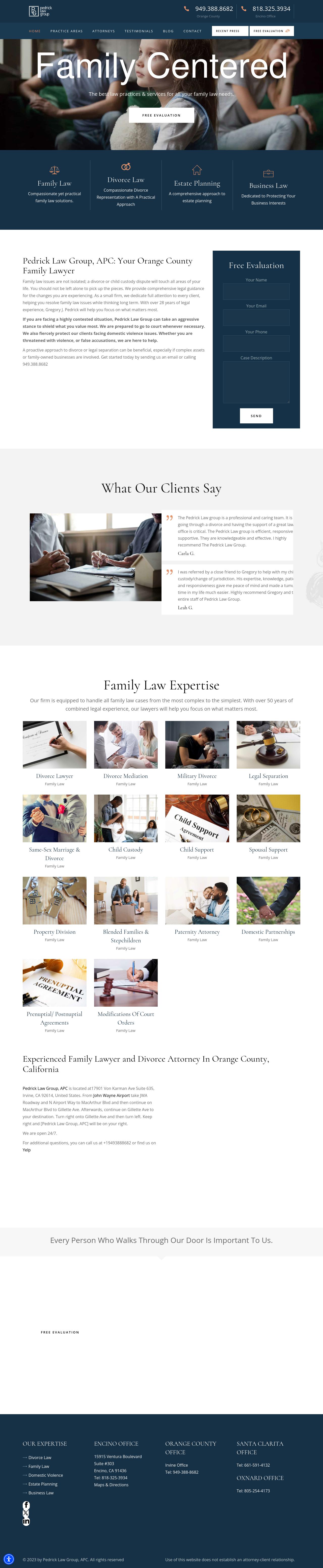 The Law Offices of Gregory J. Pedrick - Encino CA Lawyers