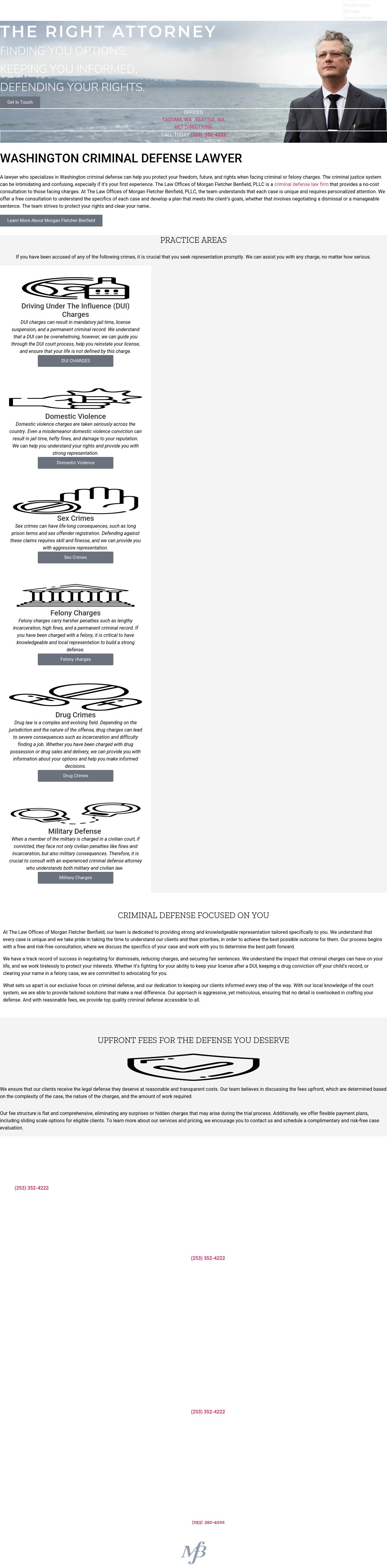 The Law Offices of Morgan Fletcher Benfield, PLLC - Tacoma WA Lawyers