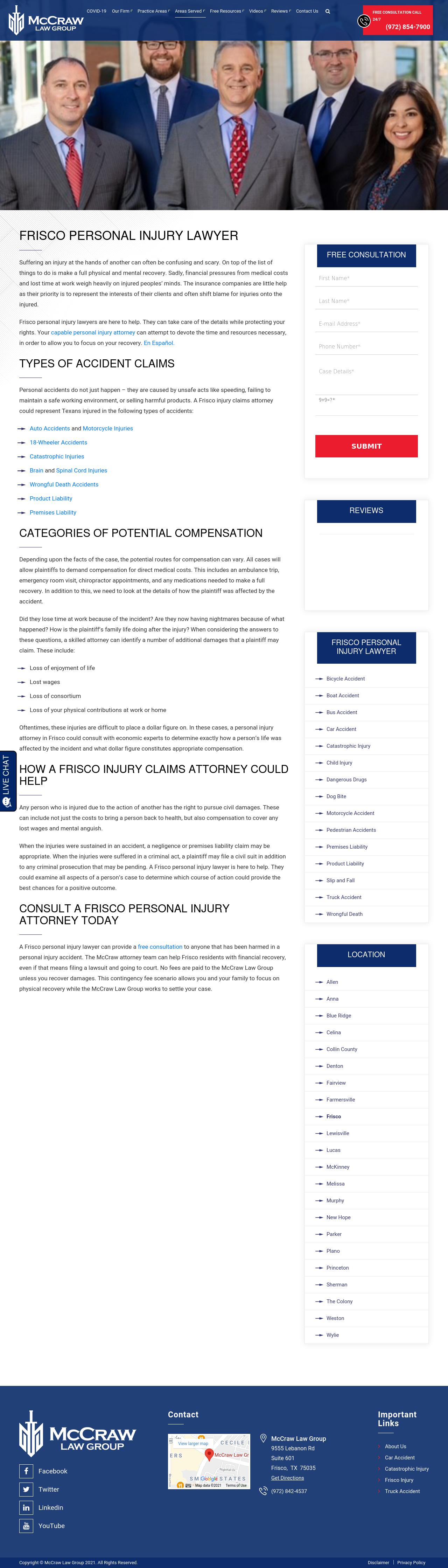 The McCraw Law Group - Frisco TX Lawyers