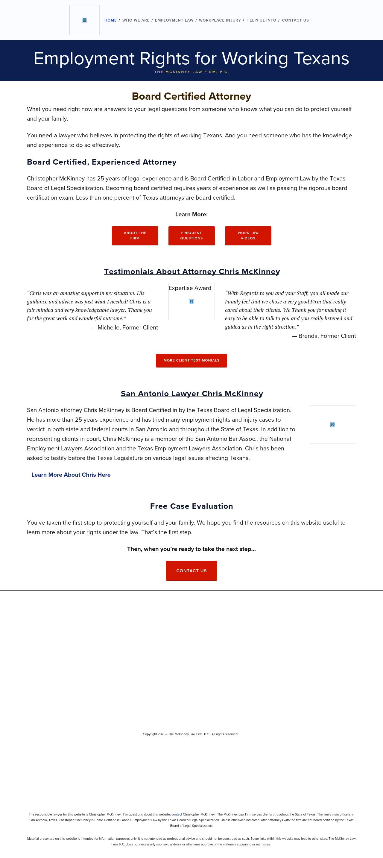 The McKinney Law Firm - San Antonio TX Lawyers
