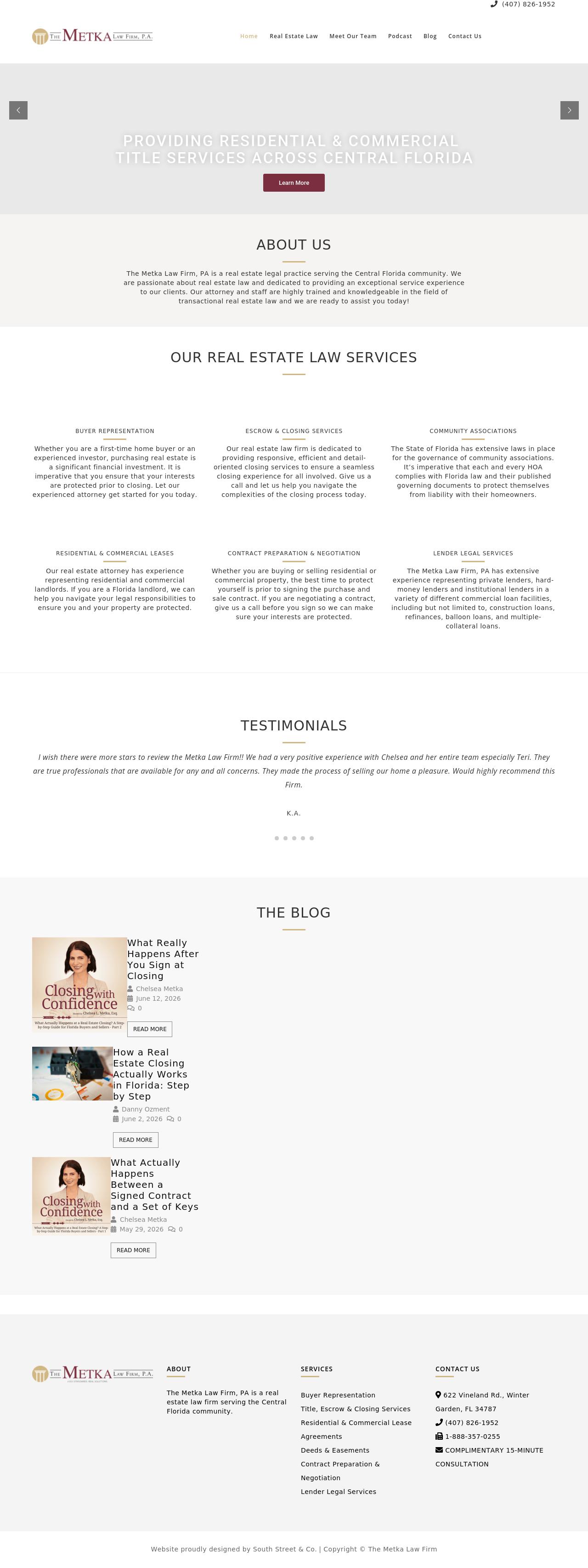 The Metka Law Firm, PA - Orlando FL Lawyers