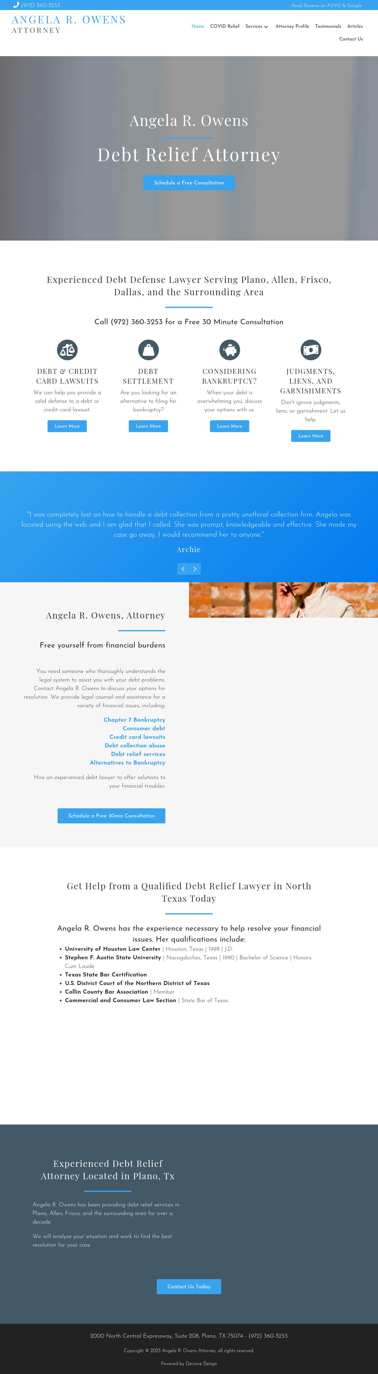 The Owens Law Firm, PLLC - Plano TX Lawyers