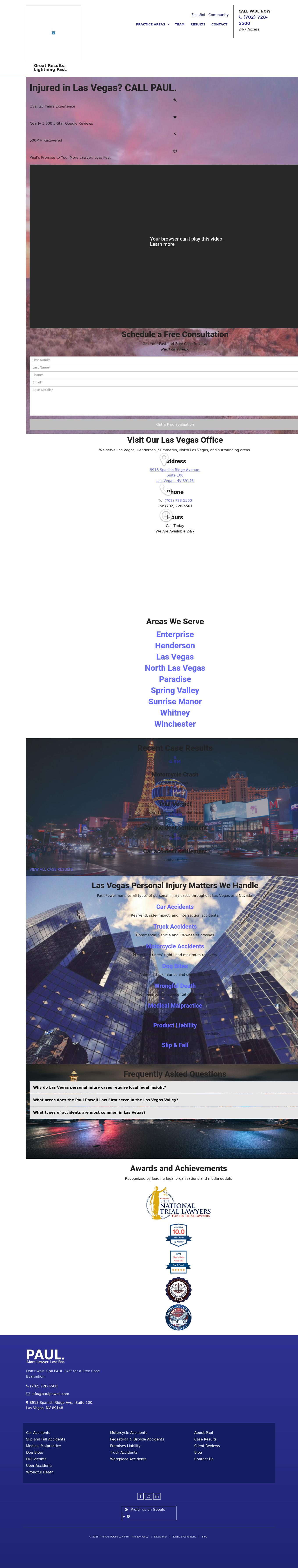 The Paul Powell Law Firm - Las Vegas NV Lawyers