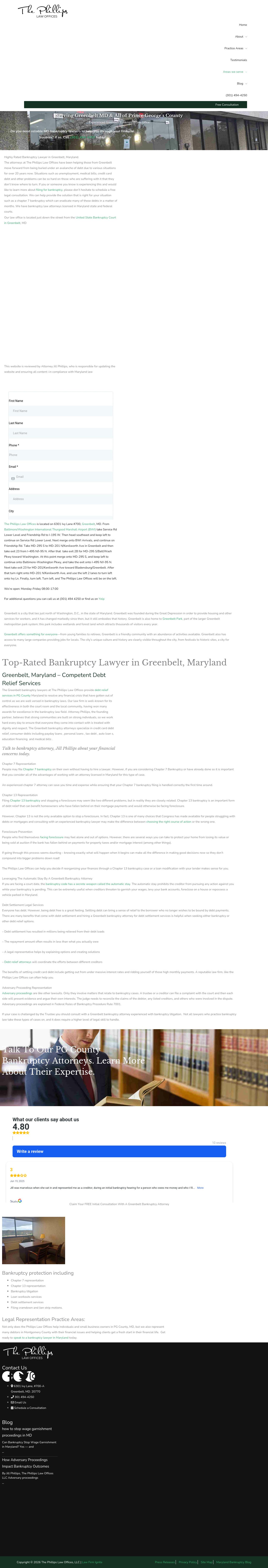 The Phillips Law Offices - Greenbelt MD Lawyers
