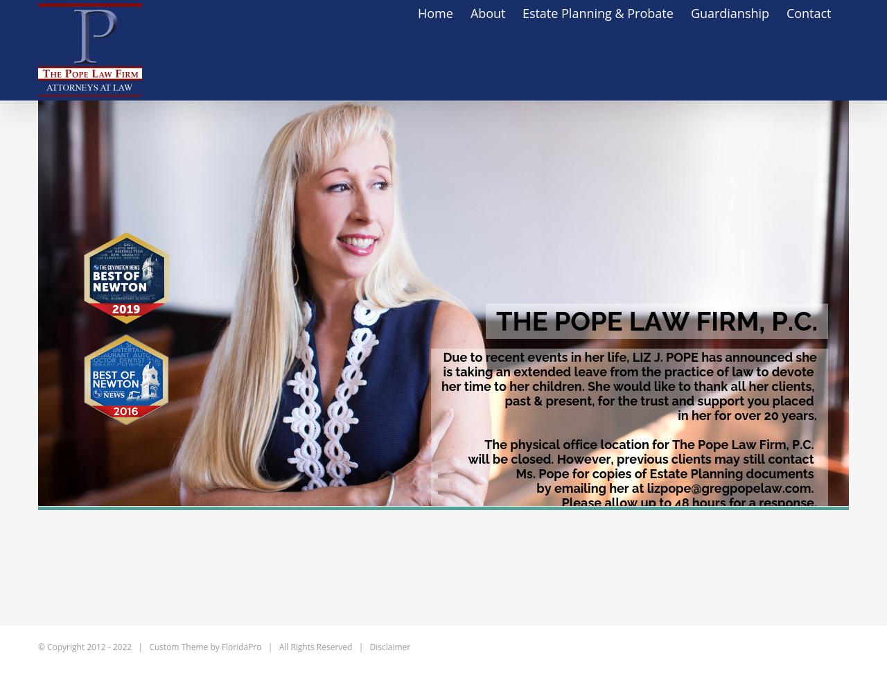 The Pope Law Firm PC - Covington GA Lawyers