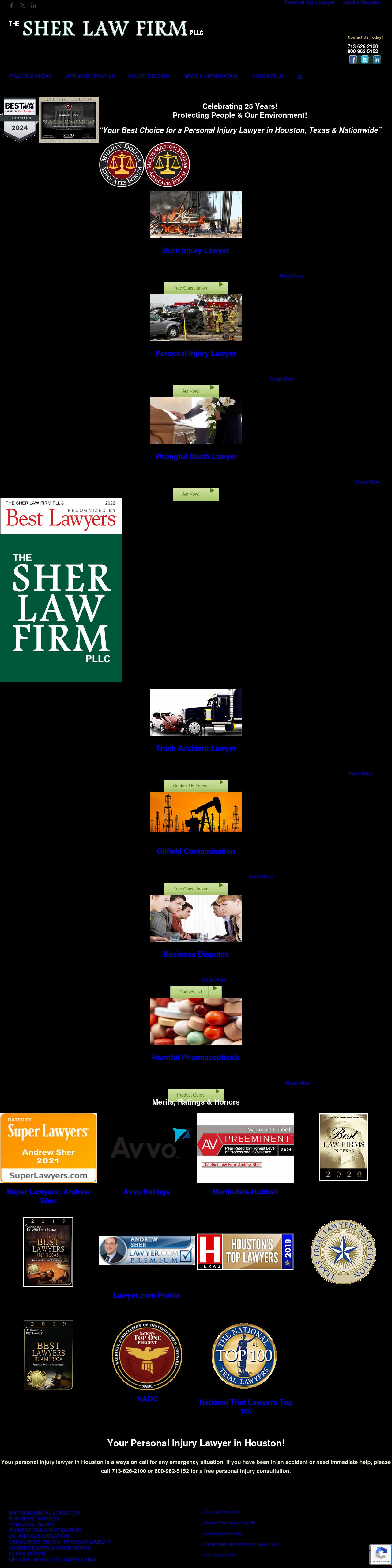The Sher Law Firm, PLLC - Houston TX Lawyers