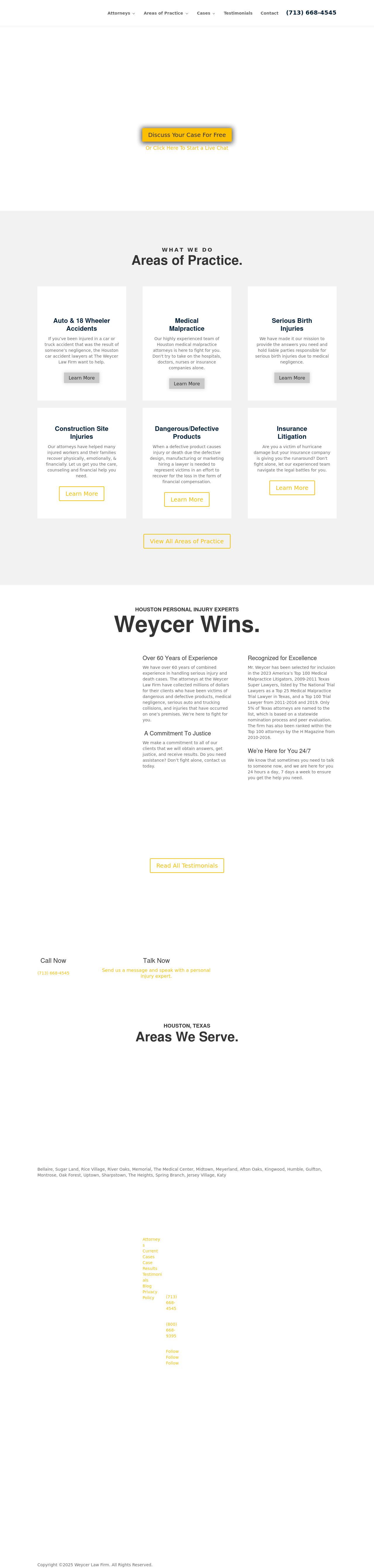 The Weycer Law Firm, PC - Houston TX Lawyers