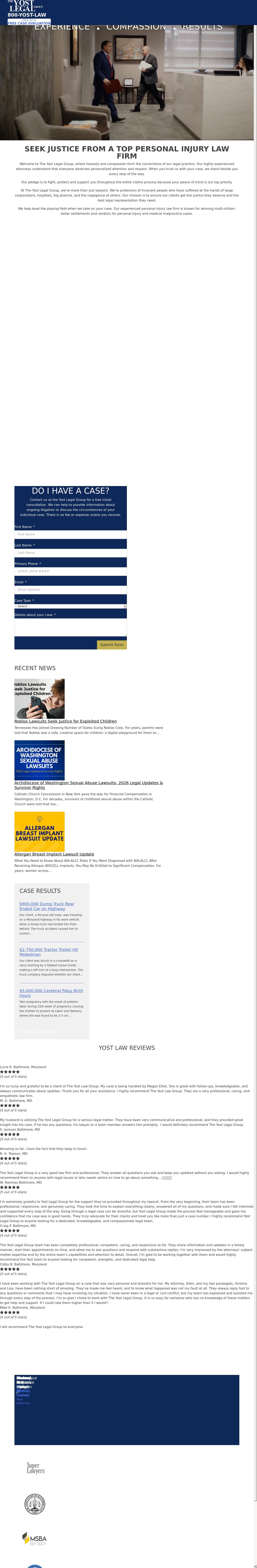 The Yost Legal Group - Baltimore MD Lawyers