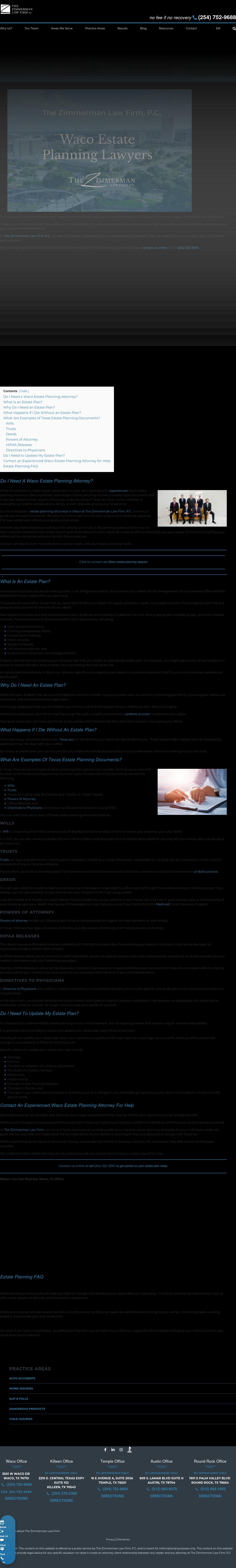 The Zimmerman Law Firm, P.C. - Waco TX Lawyers