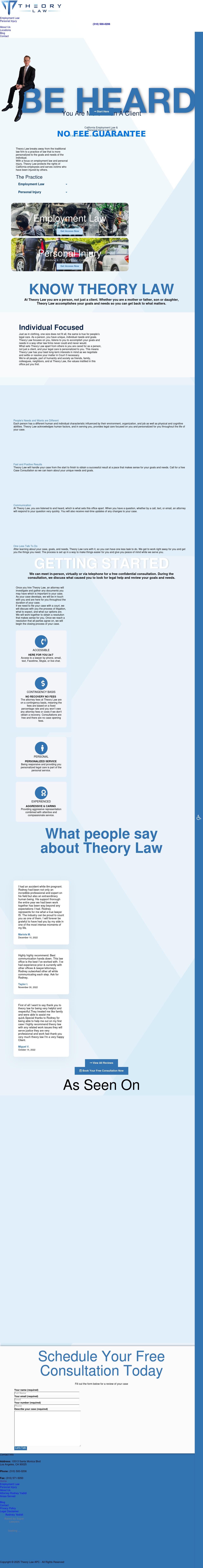 Theory Law APC - Los Angeles CA Lawyers