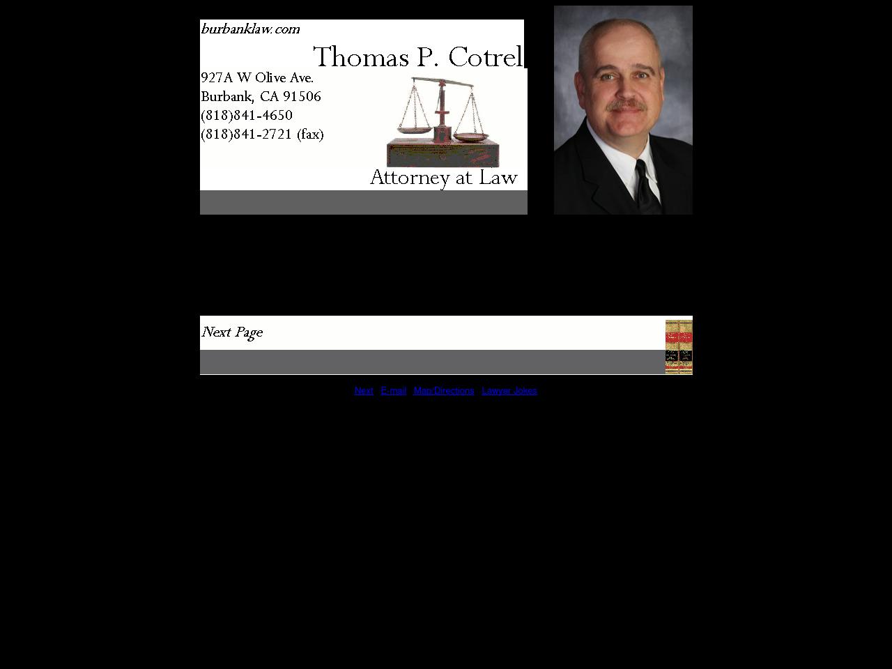 Thomas P Cotrel - Burbank CA Lawyers