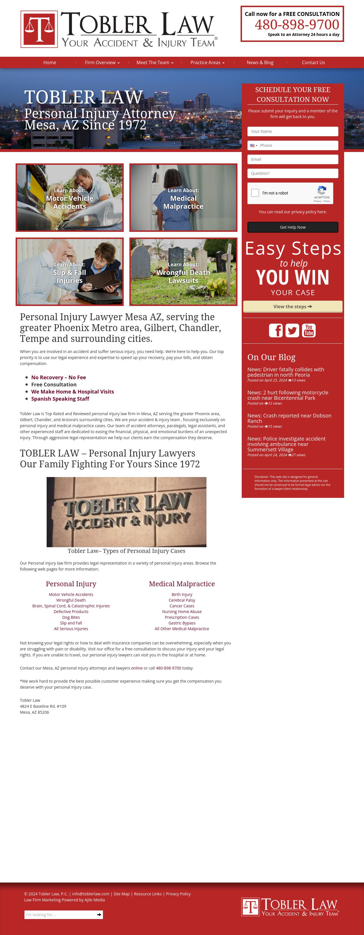 Tobler Law - Mesa AZ Lawyers