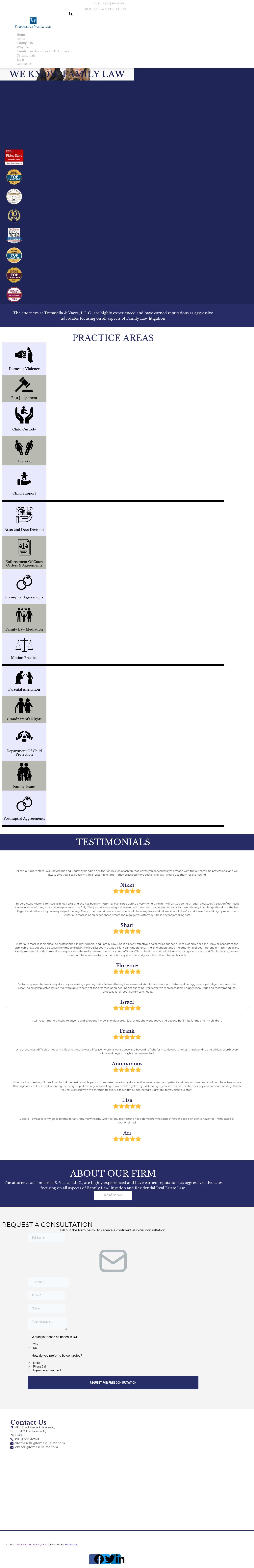 Tomasella & Vacca LLC - Hackensack NJ Lawyers