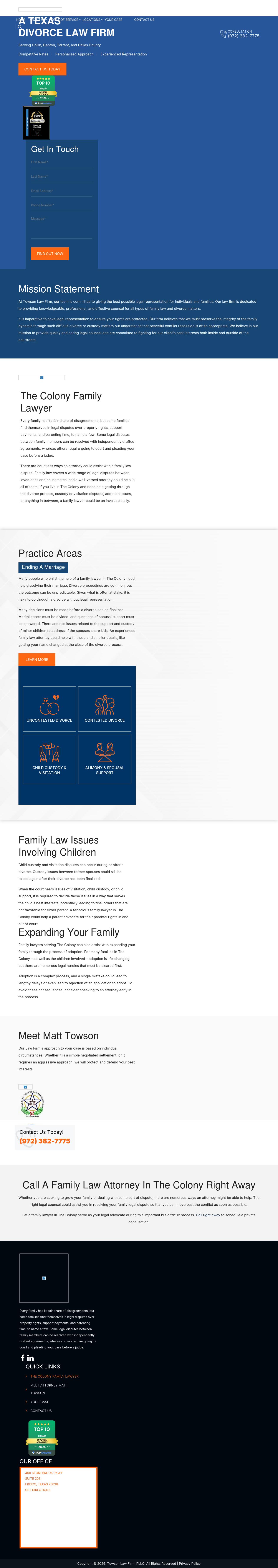 Towson Law Firm, PLLC - Frisco TX Lawyers