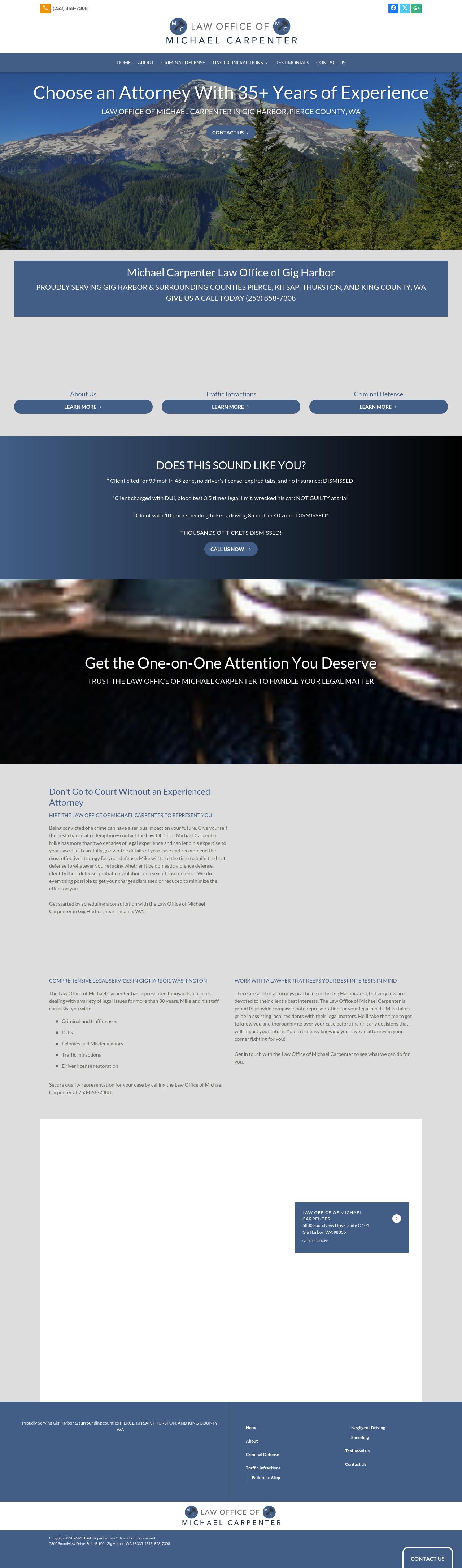 TRAFFIC TICKET DEFENDERS - Gig Harbor WA Lawyers