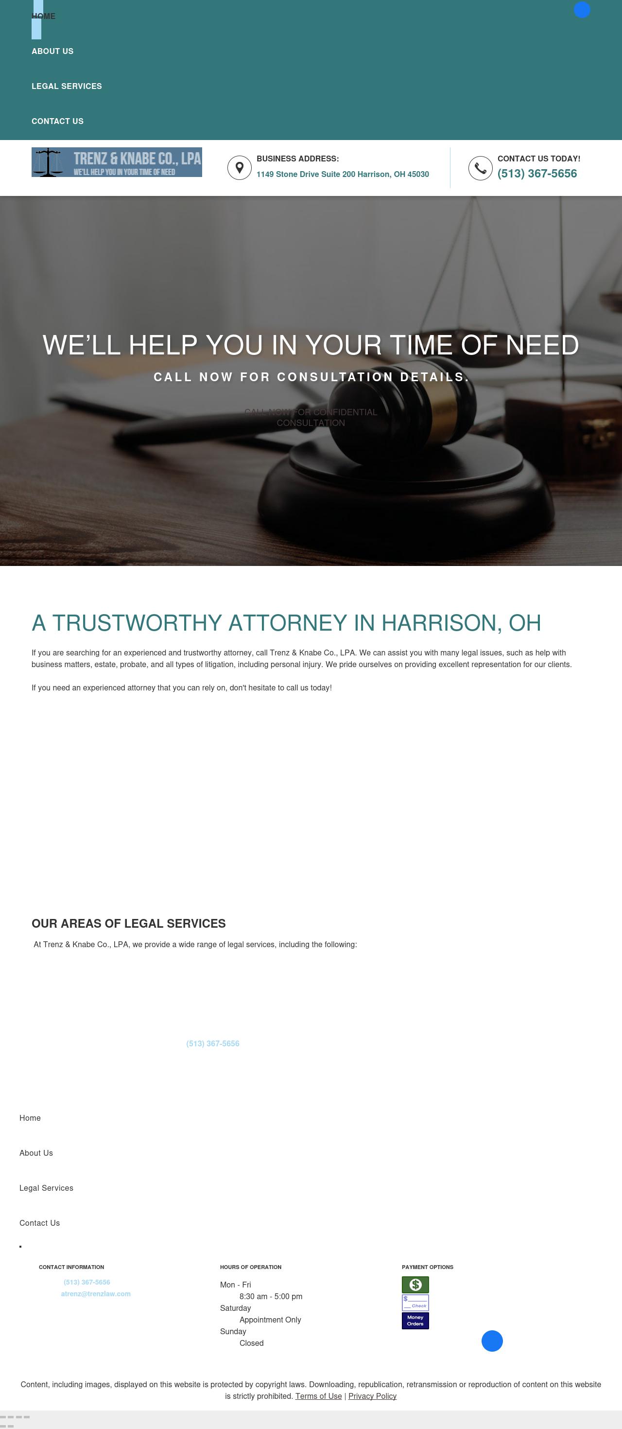 Trenz & Knabe Co., LPA - Harrison OH Lawyers