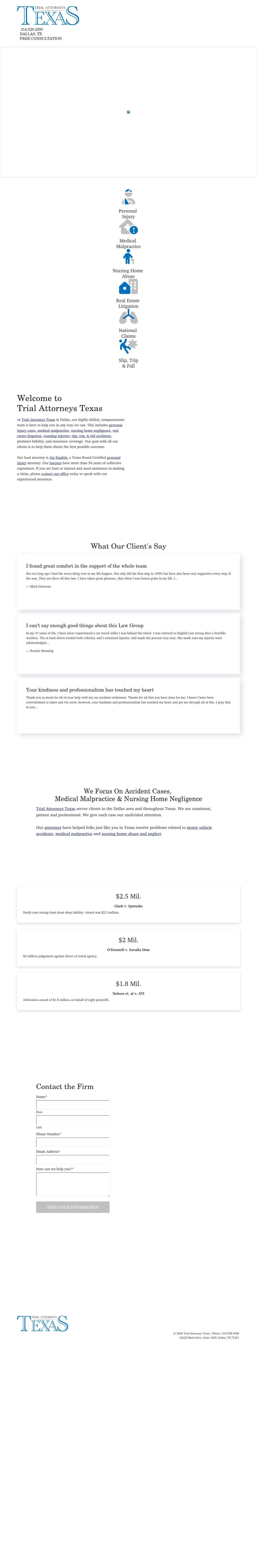 Trial Attorneys Texas - Dallas TX Lawyers