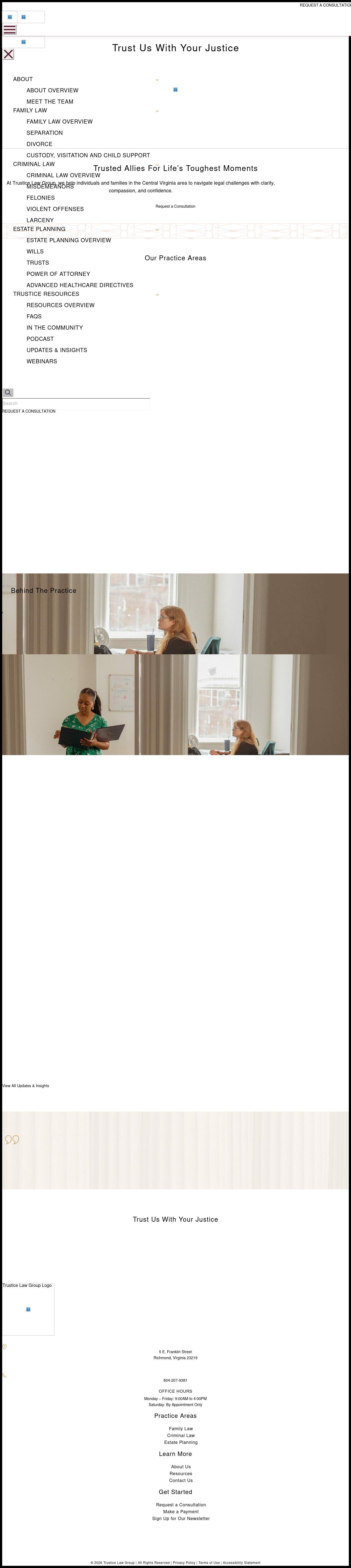 Trustice Law Group - Richmond VA Lawyers