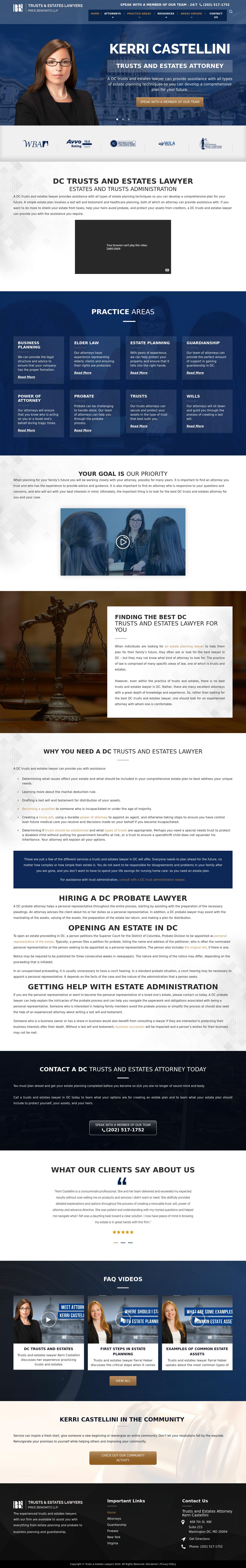Trusts and Estates Attorney Kerri Castellini - Washington DC Lawyers