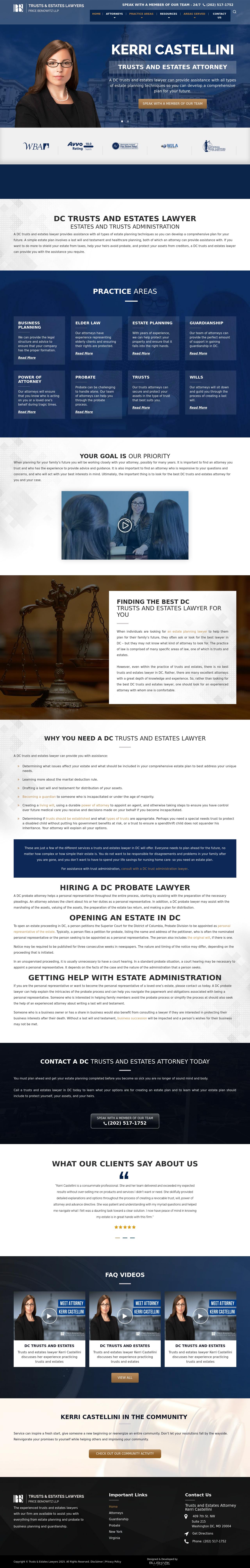 Trusts and Estates Attorney Kerri Castellini - Washington DC Lawyers