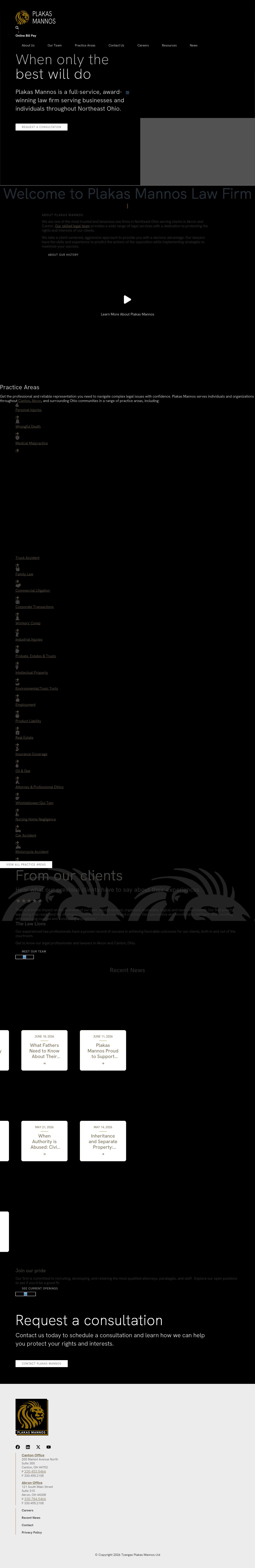 Tzangas Plakas Mannos Ltd. - Canton OH Lawyers