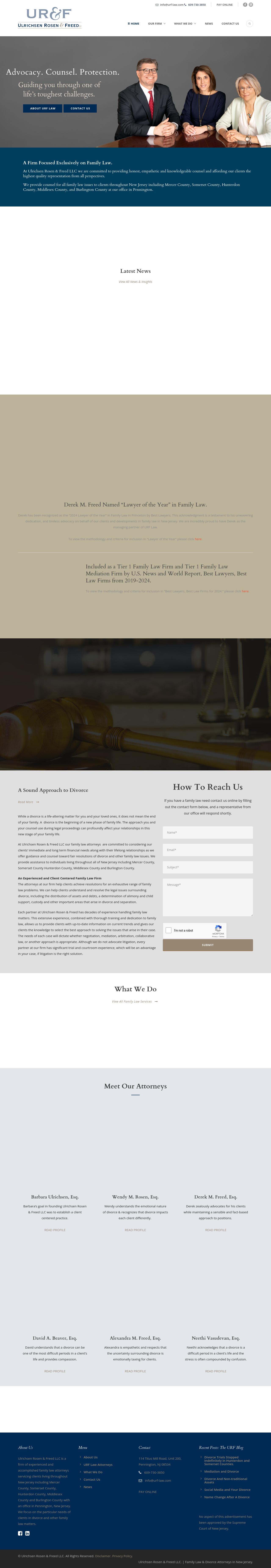 Ulrichsen Rosen & Freed LLC - Pennington NJ Lawyers