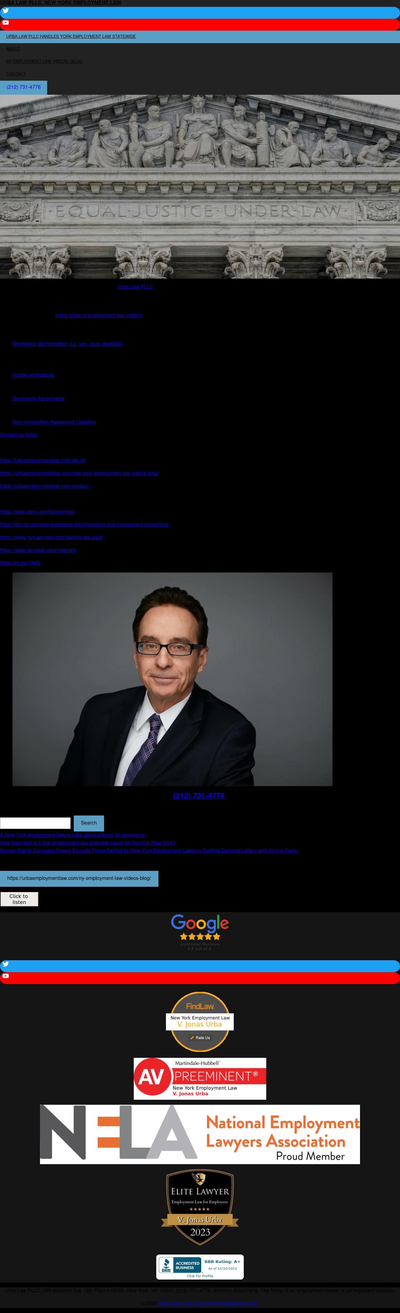 Urba Law PLLC - New York NY Lawyers