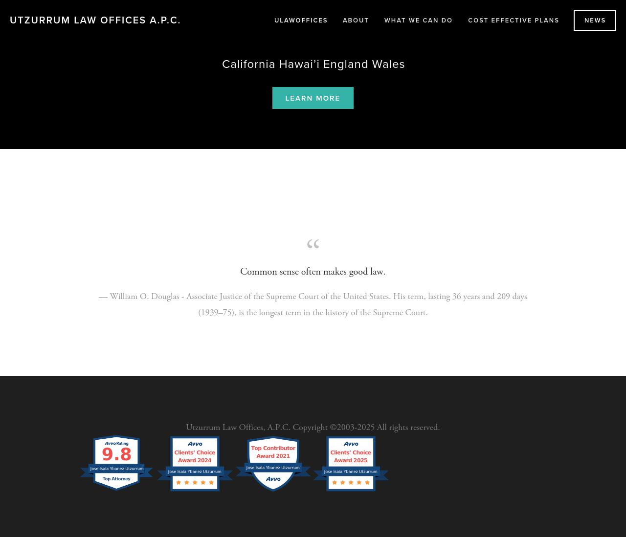 Utzurrum Law Offices A.P.C. - Los Angeles CA Lawyers