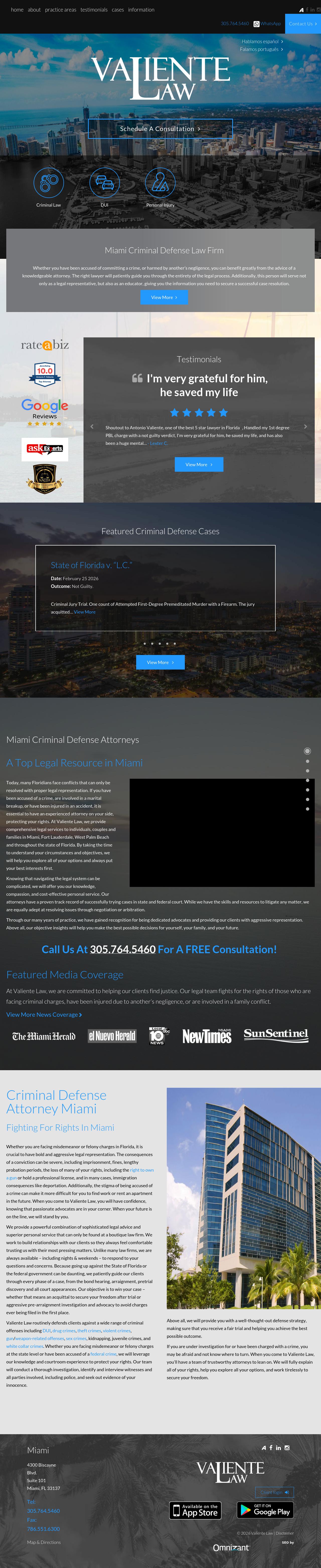 Valiente Law - Miami FL Lawyers