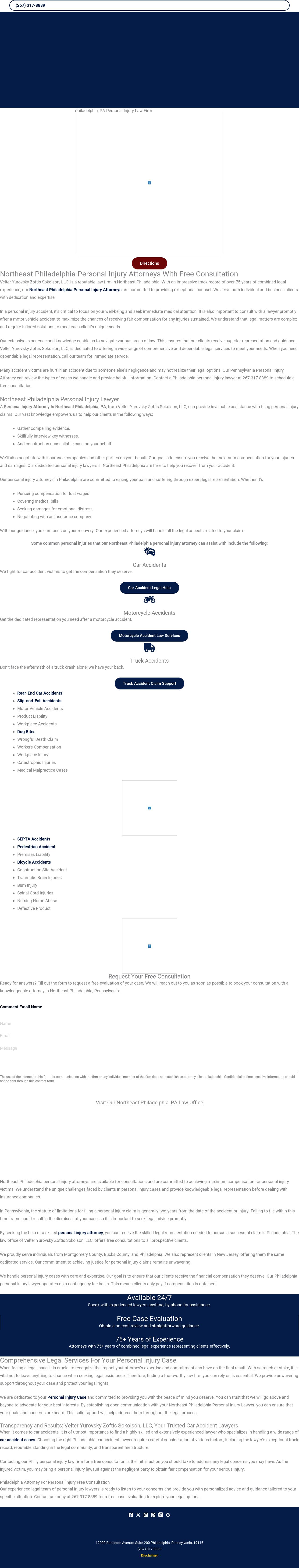 Velter Yurovsky Zoftis Sokolson, LLC - Philadelphia PA Lawyers