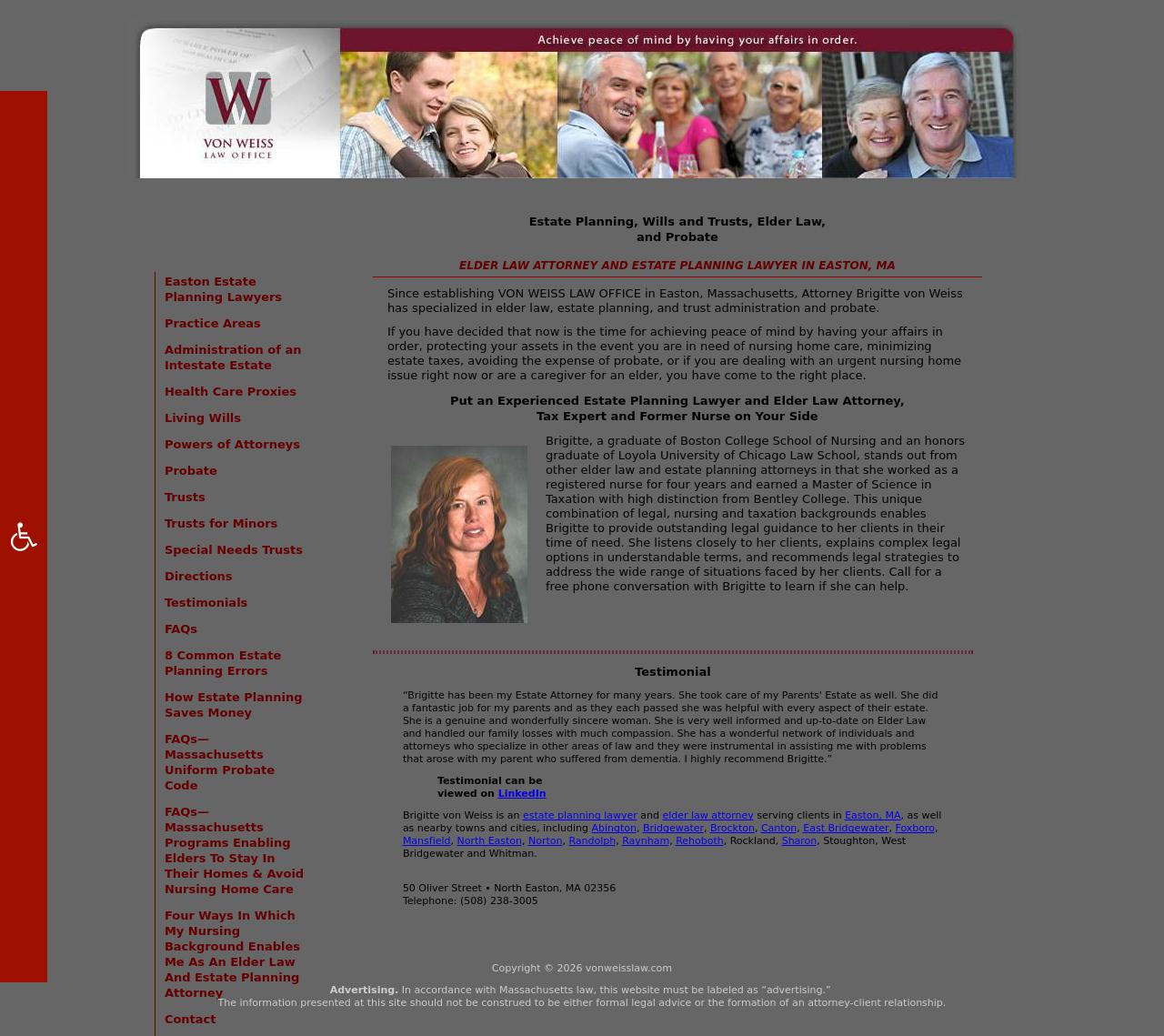 Von Weiss Law Office - North Easton MA Lawyers