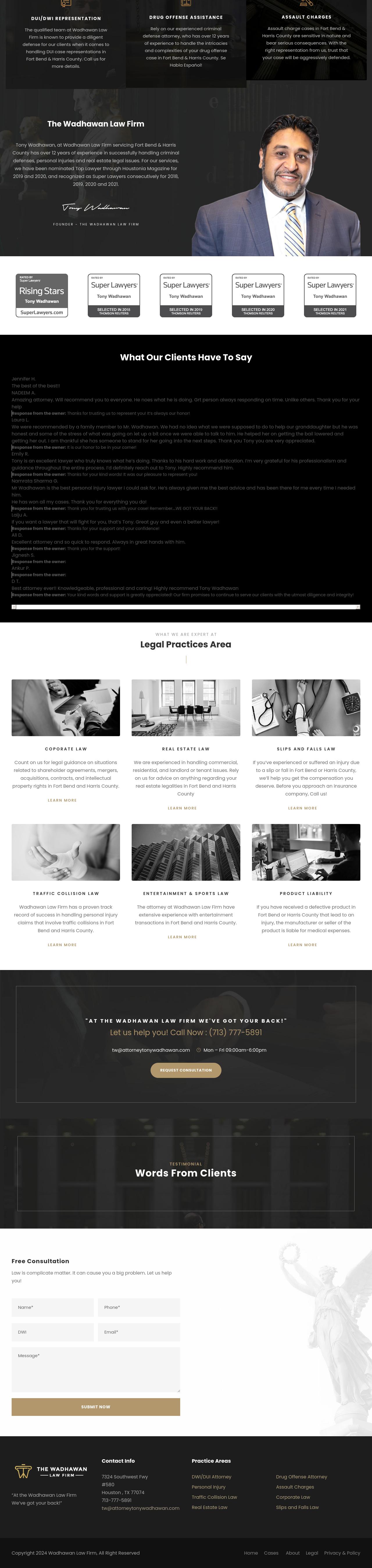Wadhawan Law Firm - Houston TX Lawyers