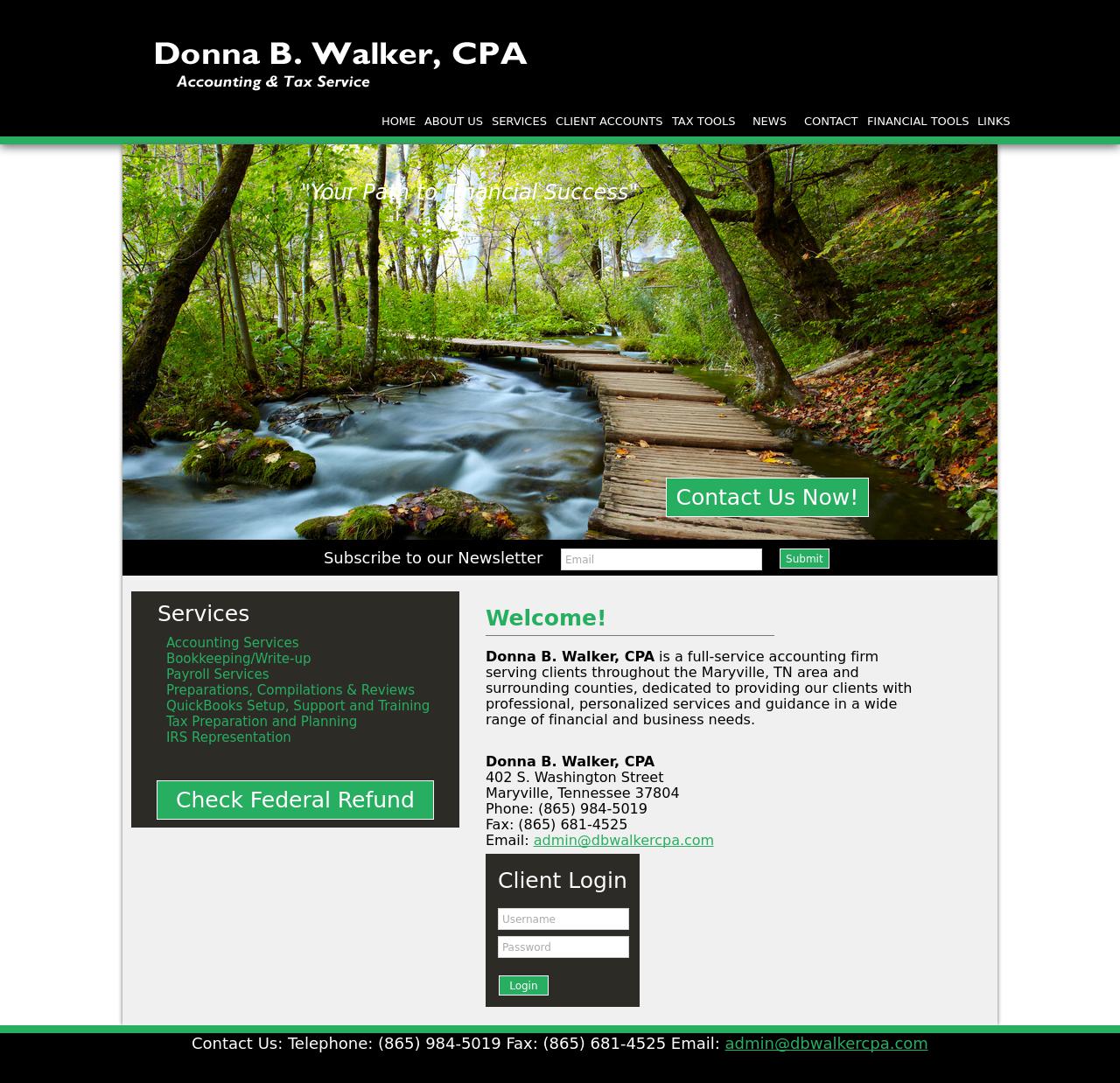 Walker & Cummings CPA's - Maryville TN Lawyers