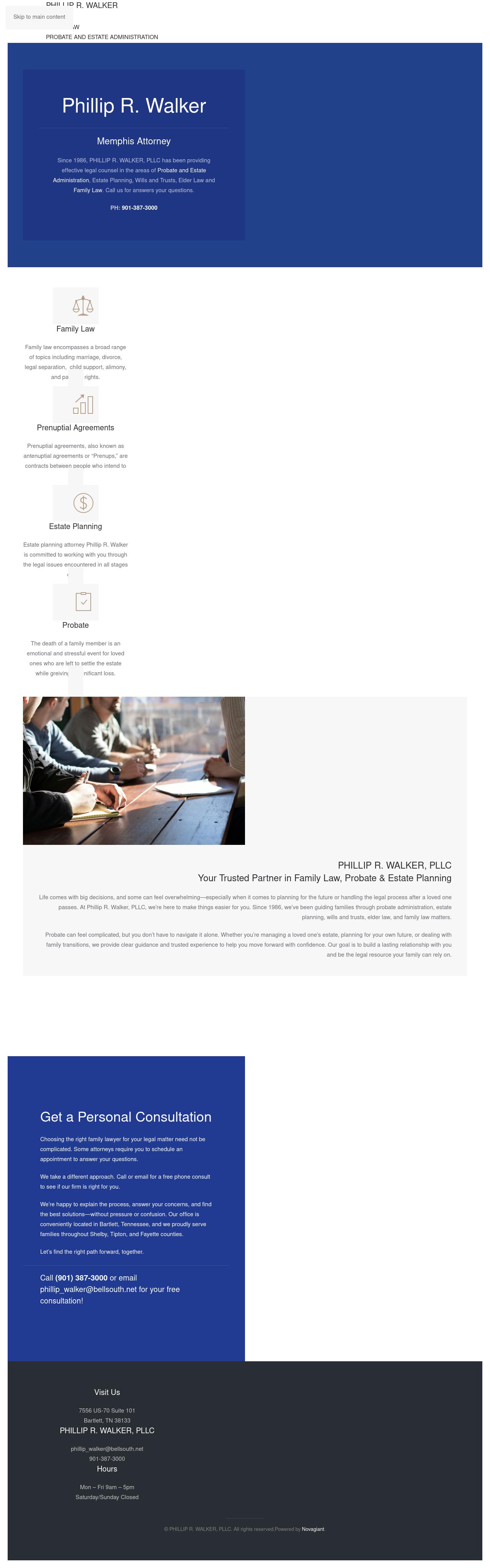 Walker, Phillip R - Memphis TN Lawyers
