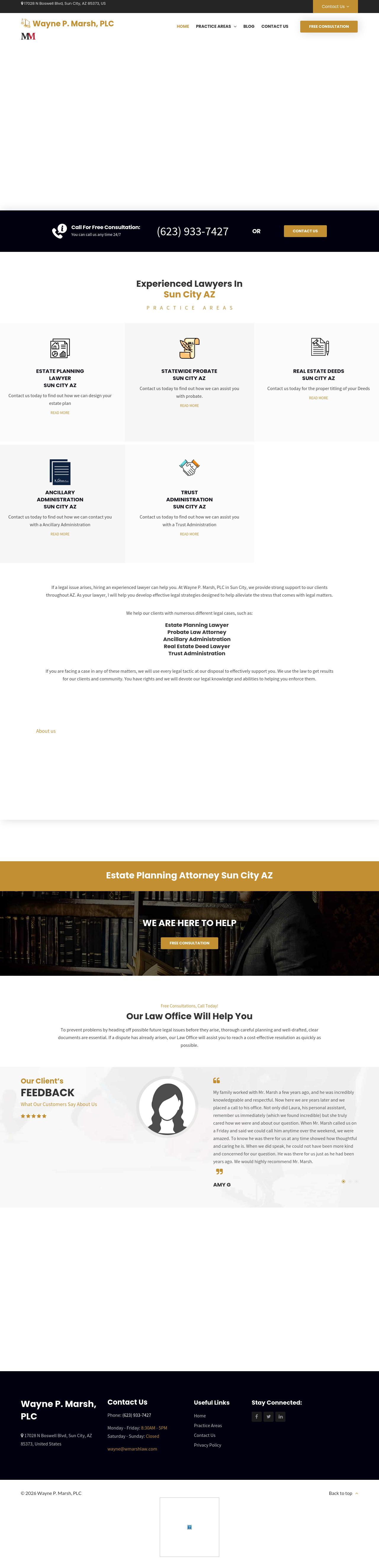 Wayne P. Marsh, P.C. - Sun City AZ Lawyers