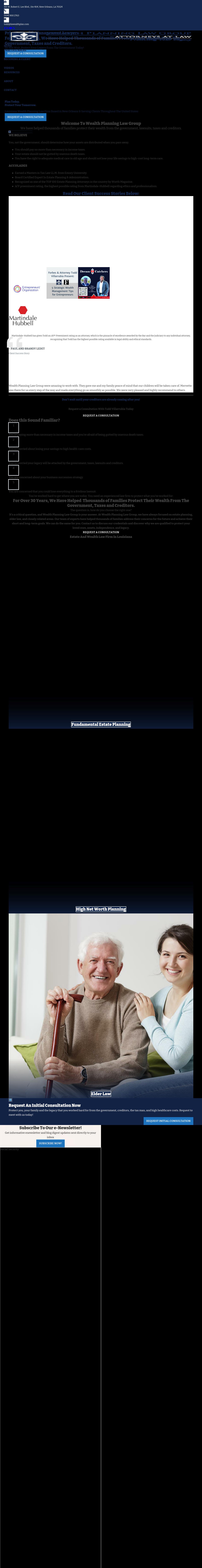 Wealth Planning Law Group - New Orleans LA Lawyers