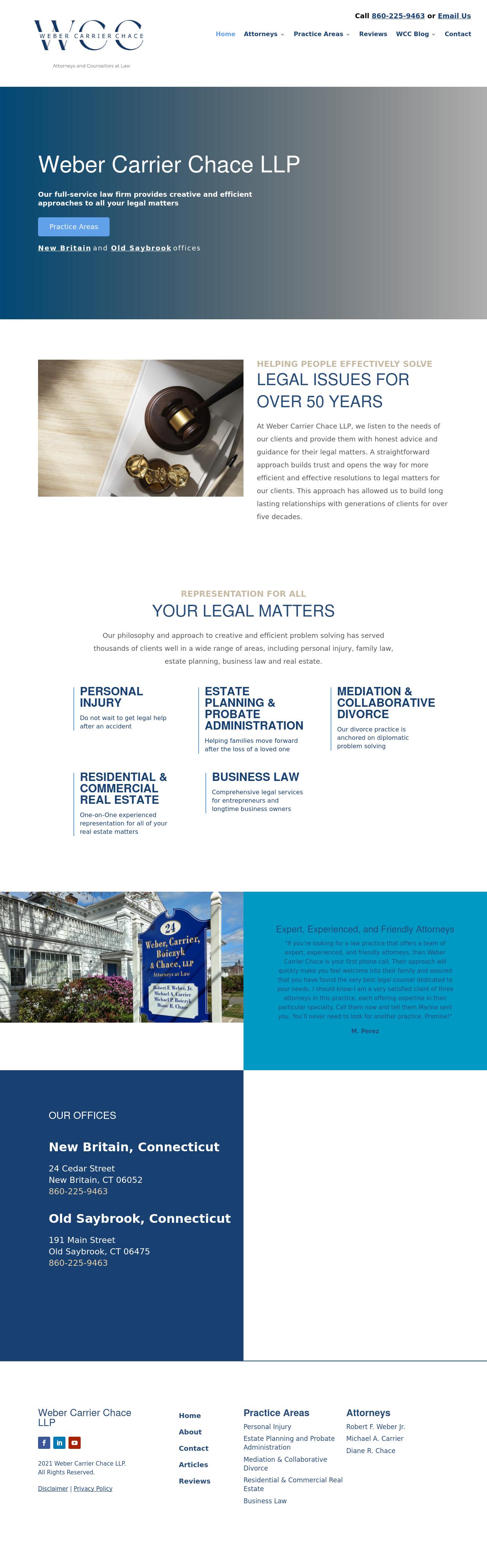 Weber & Carrier, LLP - New Britain CT Lawyers