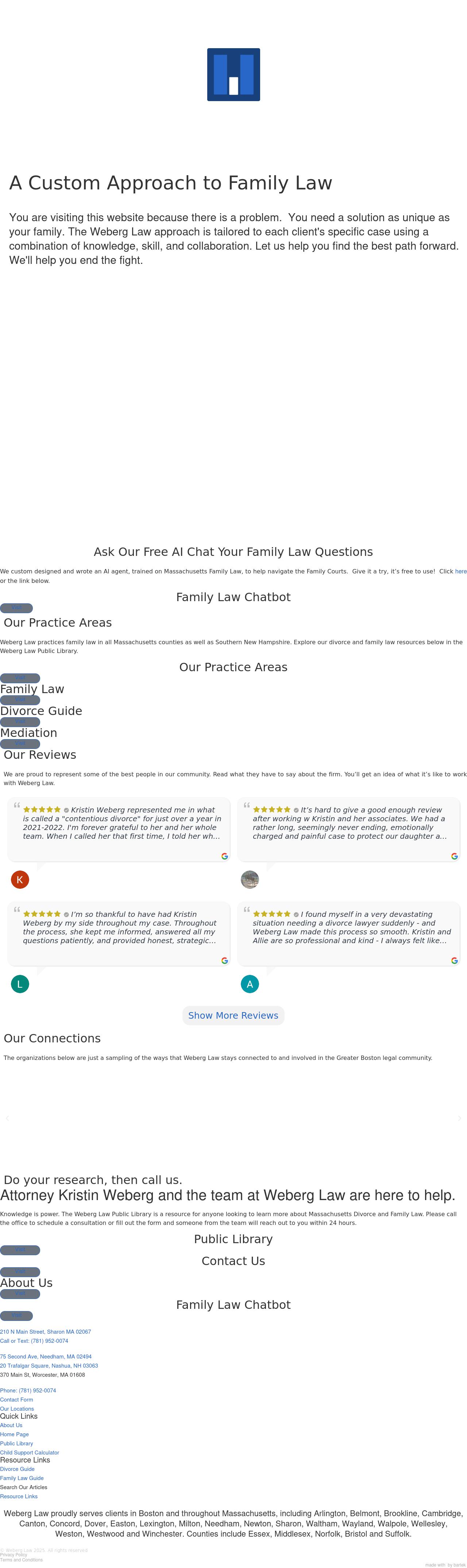 Weberg Law - Nashua NH Lawyers