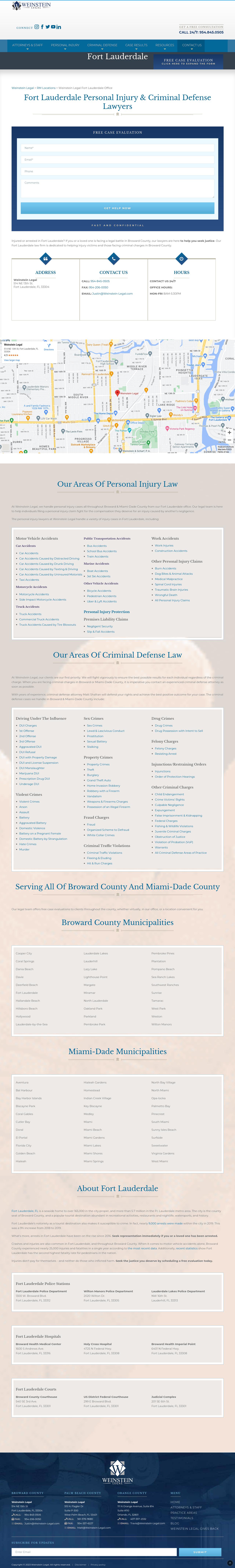 Weinstein Legal - Fort Lauderdale FL Lawyers