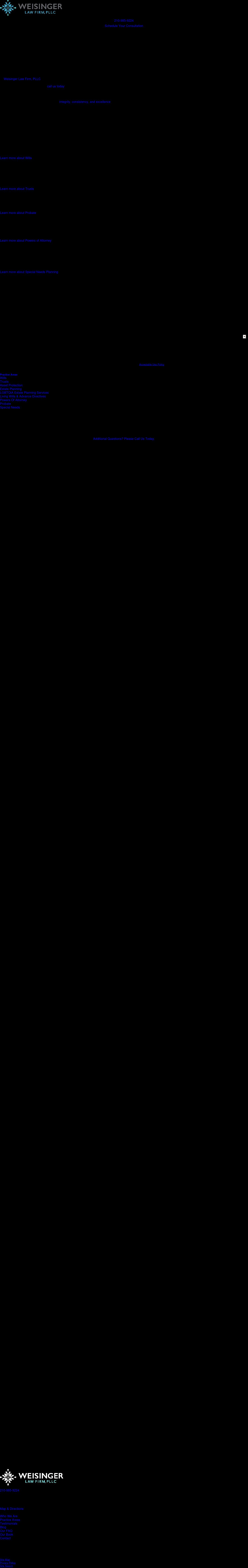 Weisinger Law Firm PLLC - San Antonio TX Lawyers